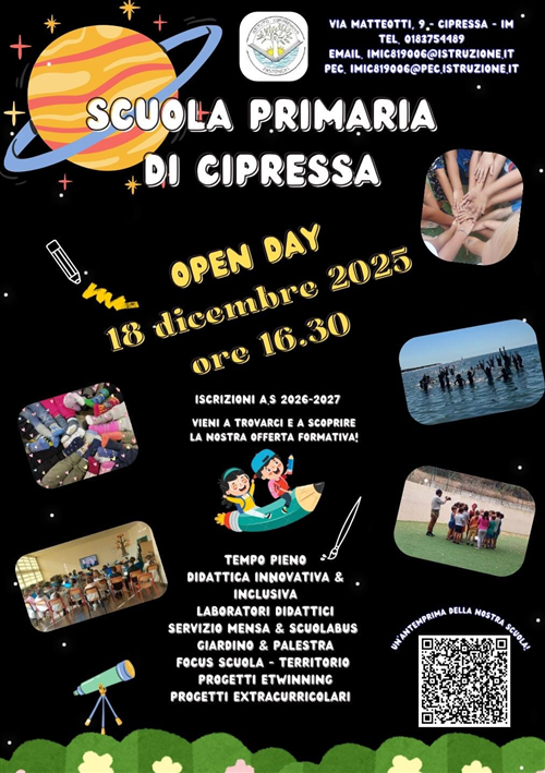 OPEN DAY - Scuola Primaria di Cipressa
